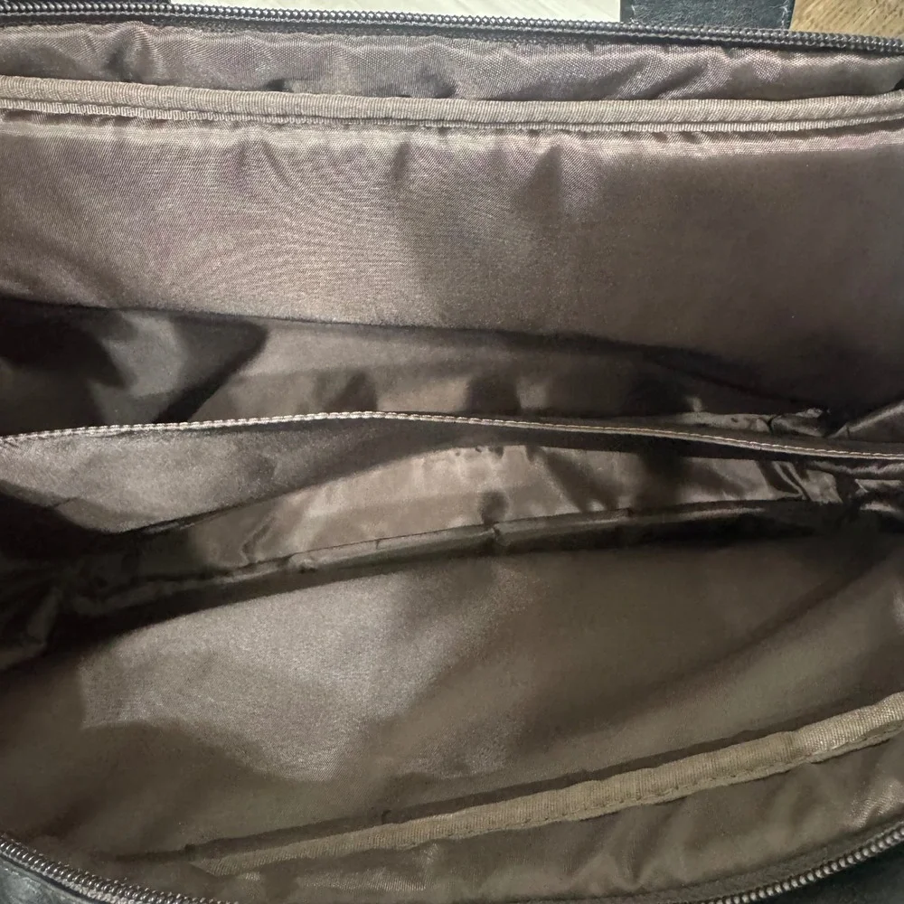 Hartmann Briefcase Mens Large Black Vintage Leather Laptop Messenger‎ Bag